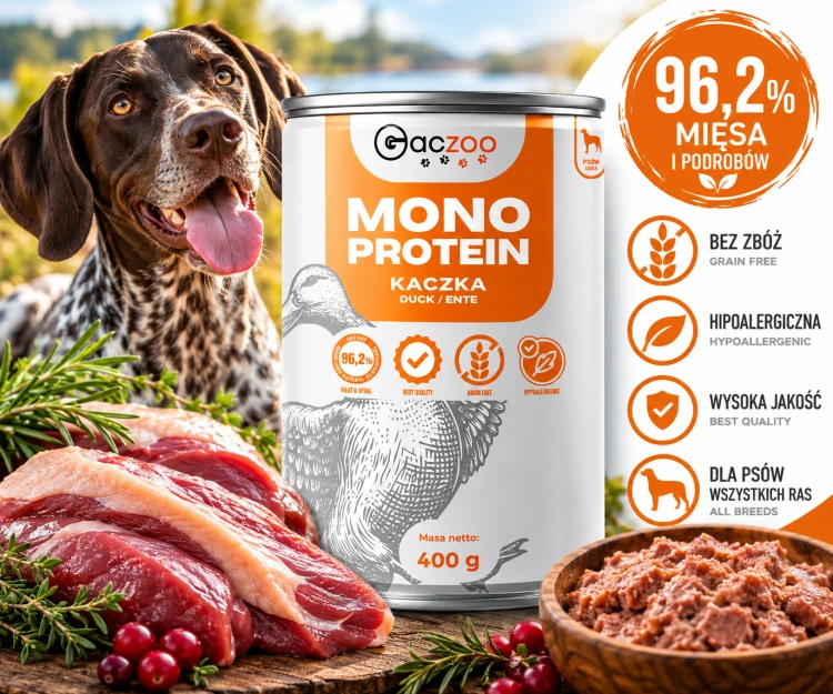 Premium Duck Mono-Protein Dog Food Ad.png